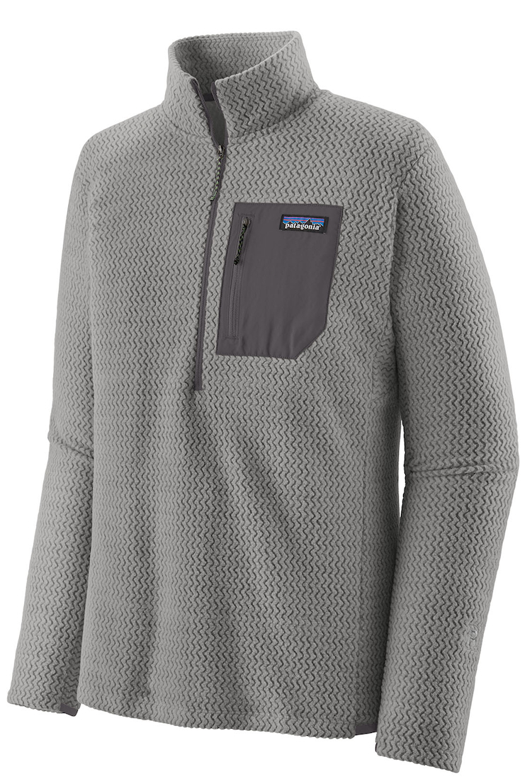 Patagonia M's R1 Air Zip Neck Fleecepullover FEGY - Forever Grey