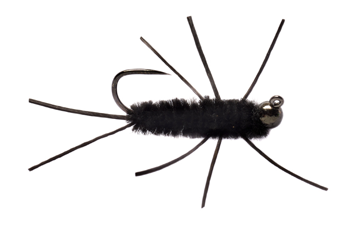 P-21087_Fulling_Mill_Jiggy_Pats_Black Fulling Mill Nymphe - Pat's Black Jiggy Barbless
