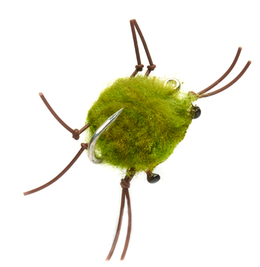 P-21165_FullingMill_Tungsten_Crab_Olive Fulling Mill Salzwasserfliege - Special Bauer Tungsten Crab Olive
