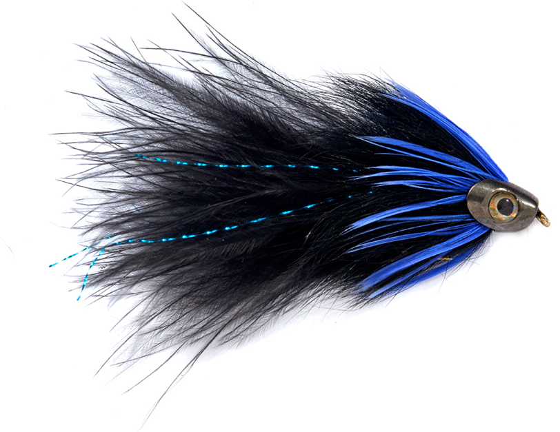 Fulling Mill Streamer - Ronan's Possum Streamer Midnight