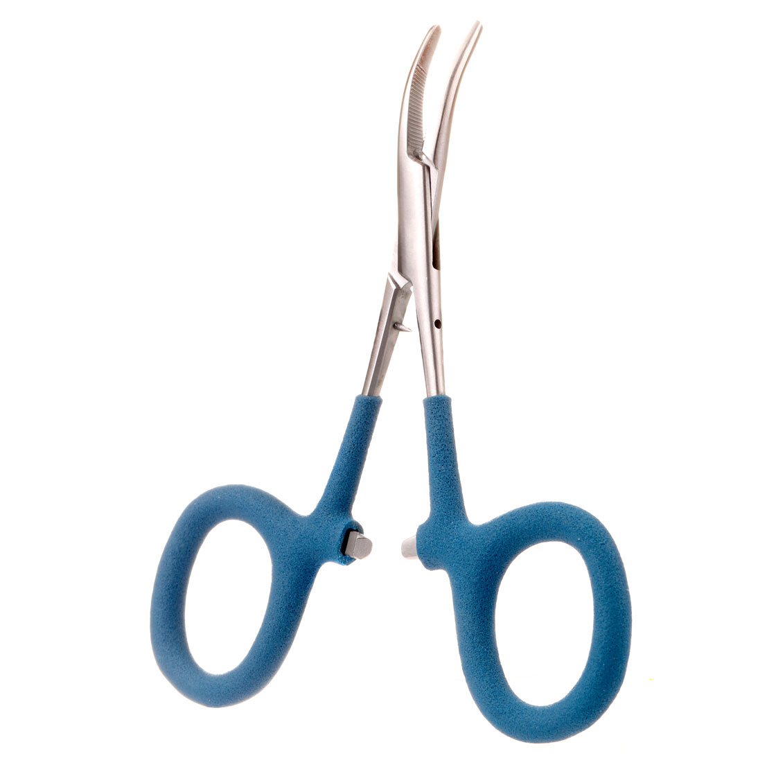 Alfa Comfort Grip Pliers Curved Zange teal blue