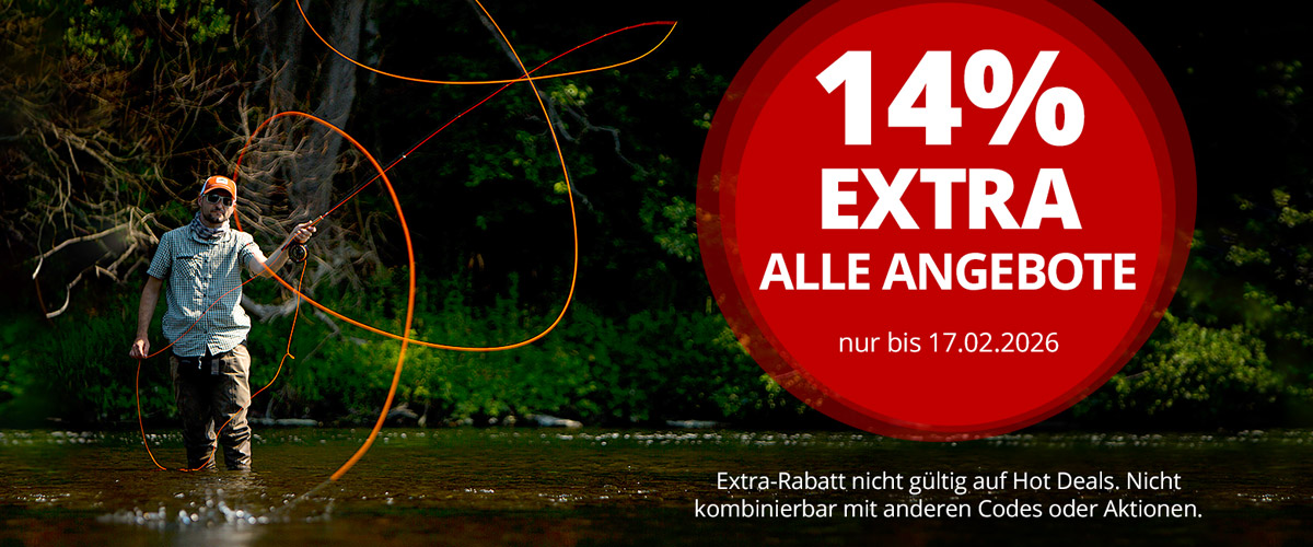 14% EXTRA auf alle Angebote bis 17.2.