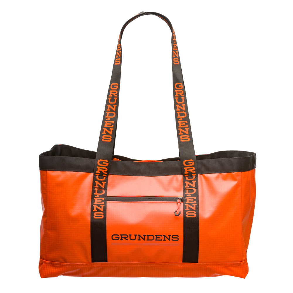 Grundéns Gear Hauler Tote bag 50L water resistant Tasche für Watbekleidung red orange