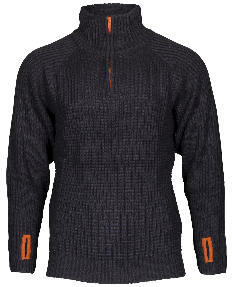 Bratens 100% Norway Villmark Sweater Pullover charcoal grey