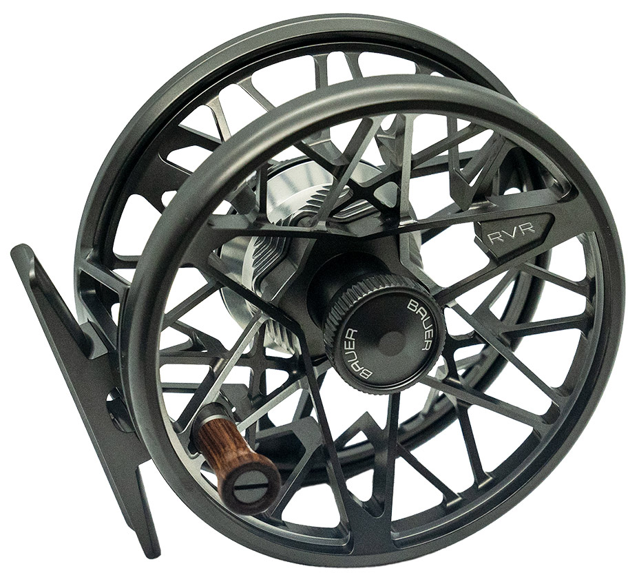 Bauer RVR Fliegenrolle charcoal