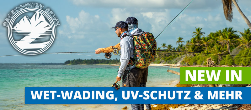 Neu: Backcountry Skinz für Wading, UV-Schutz & mehr