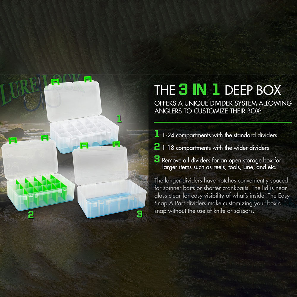 Lure Lock Large Deep Box mit Tak Logic Liner 3 in 1