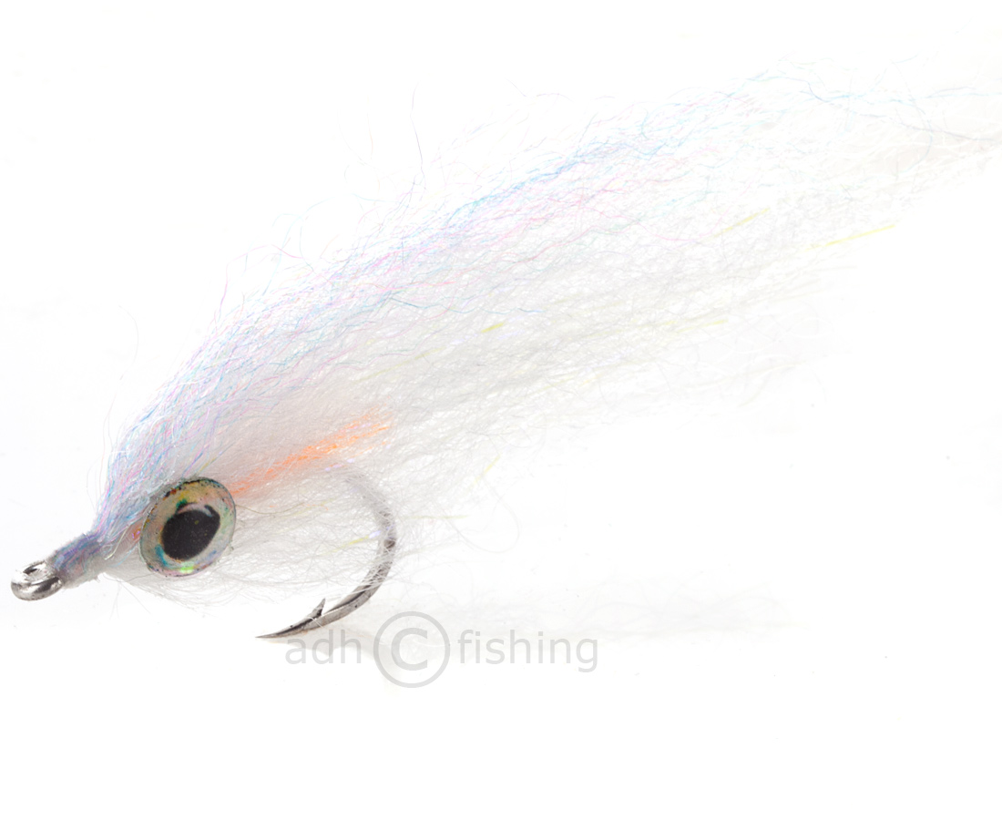 Fishient H2O Streamer - Mirror Image Bunker rainbow & white
