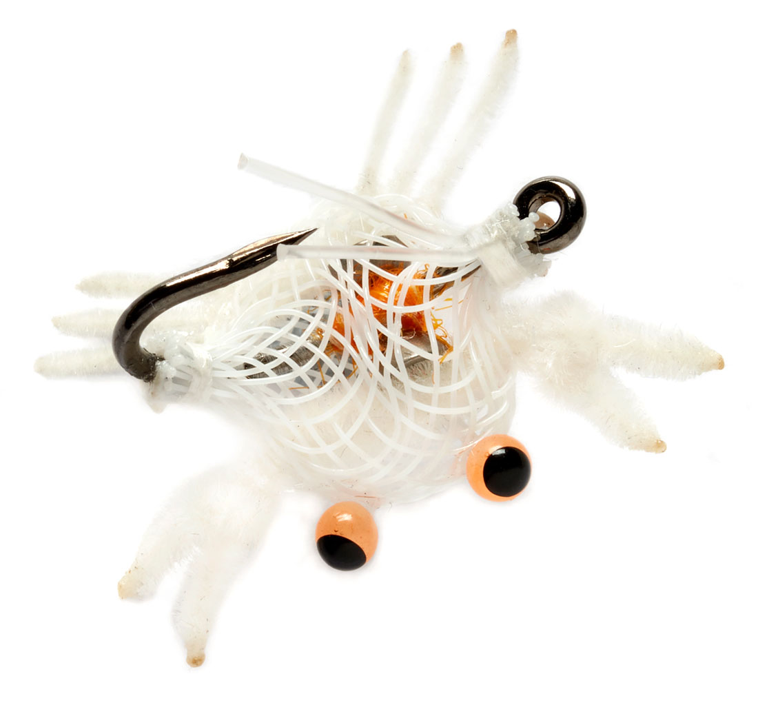 Fulling Mill Salzwasserfliege - Trigger Flexo Crab Weedless white