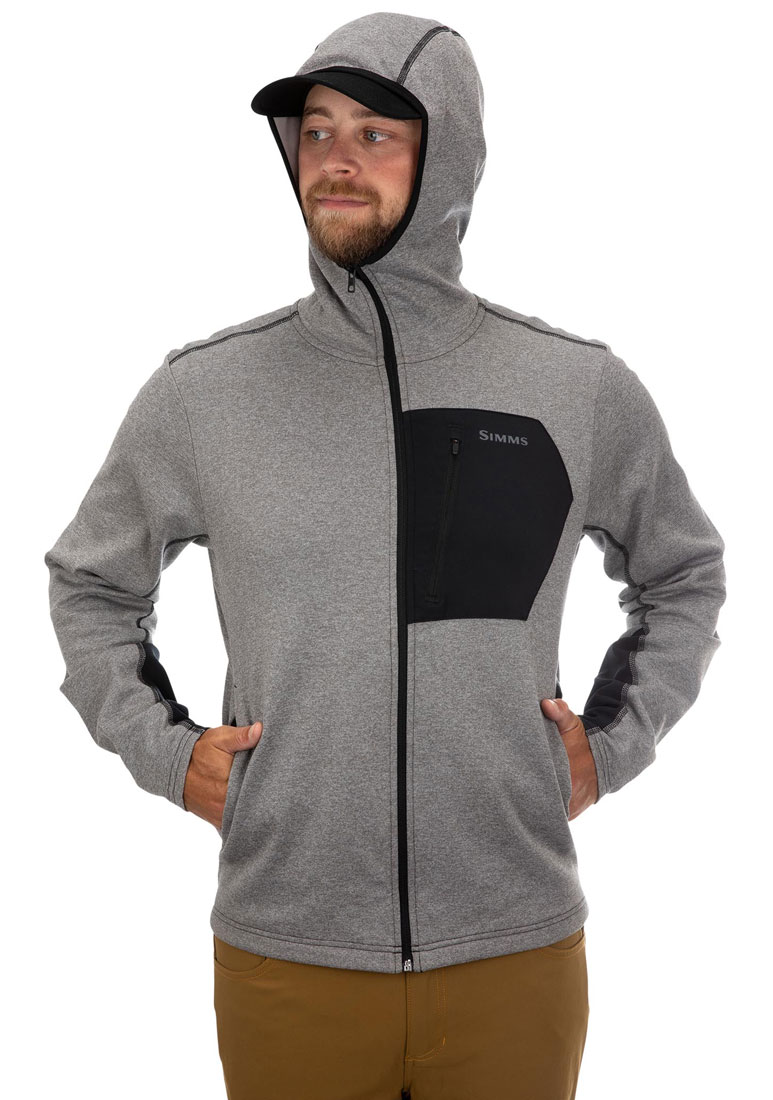 Simms_CX_Hoody_Kapuzenpullover_black_heather_6 Beispielbild (andere Farbe)