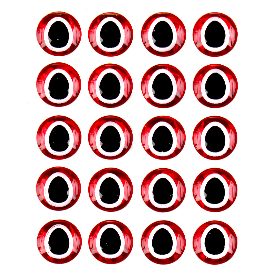 red & white