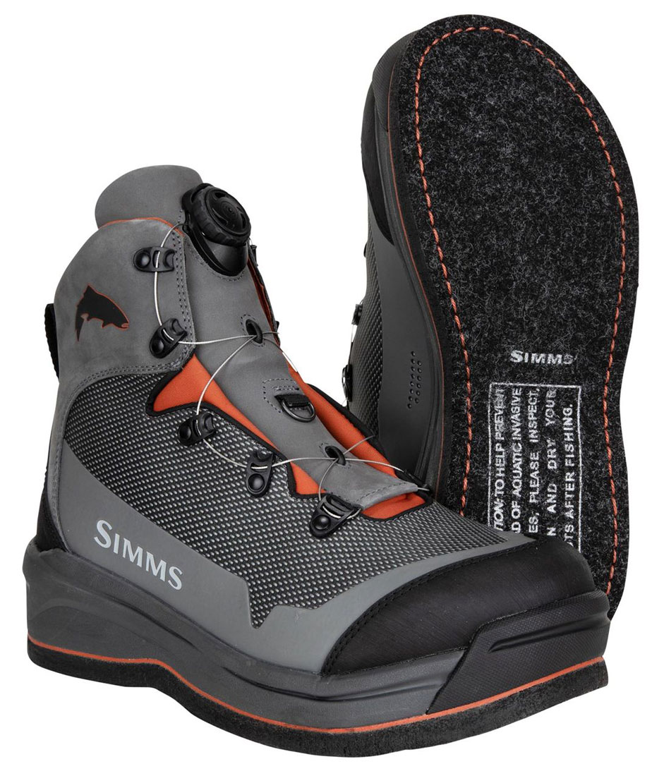 Simms Guide BOA Watschuh mit Filzsohle