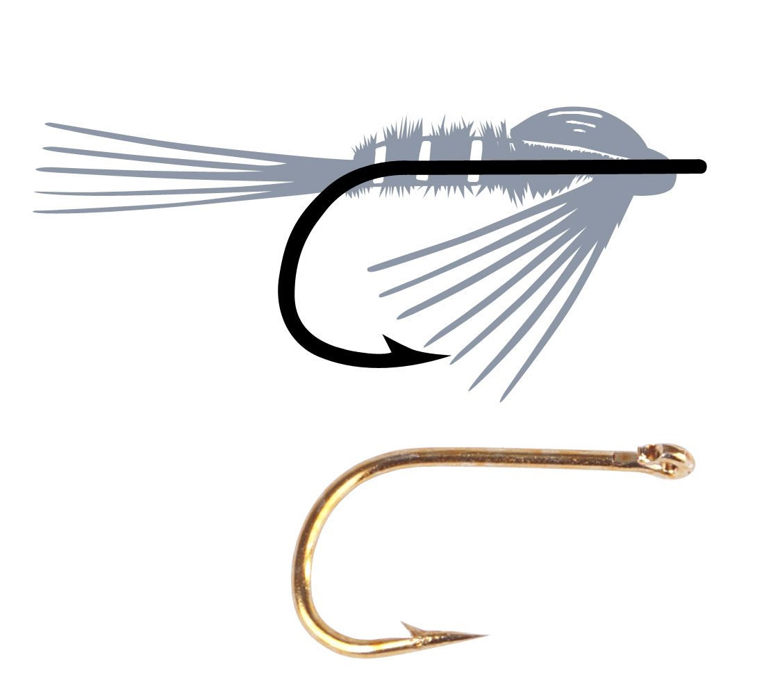 Tunca Expert Fliegenhaken T90 Wide Gape Nymph