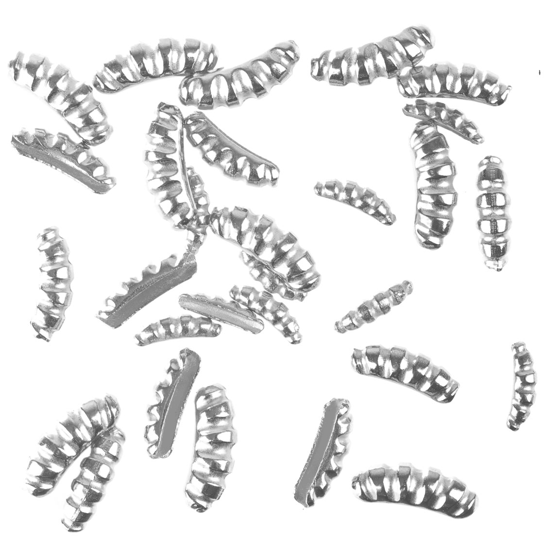 P-26429_Wurm-Tungsten-Nymphenkorper-gerillt-silber_ Wurm Tungsten Nymphenkörper gerillt silber