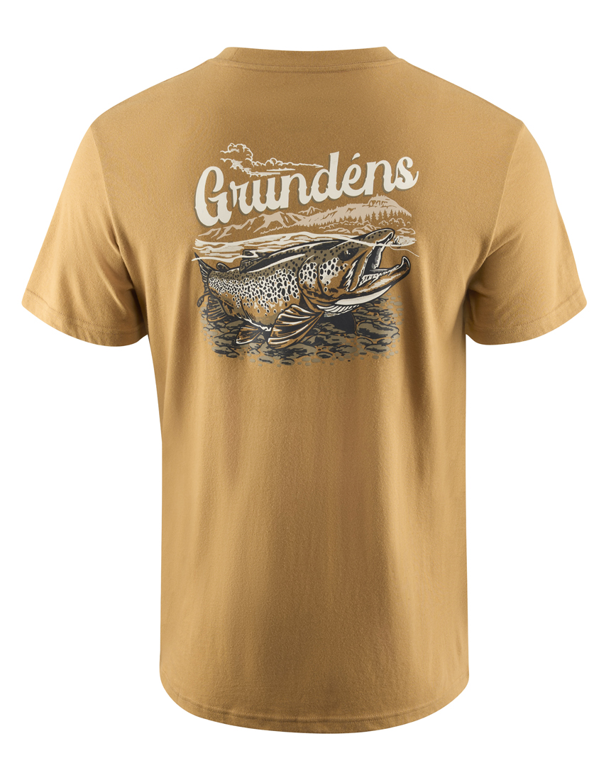 Grundéns Leroy Brown SS T-Shirt whiskey