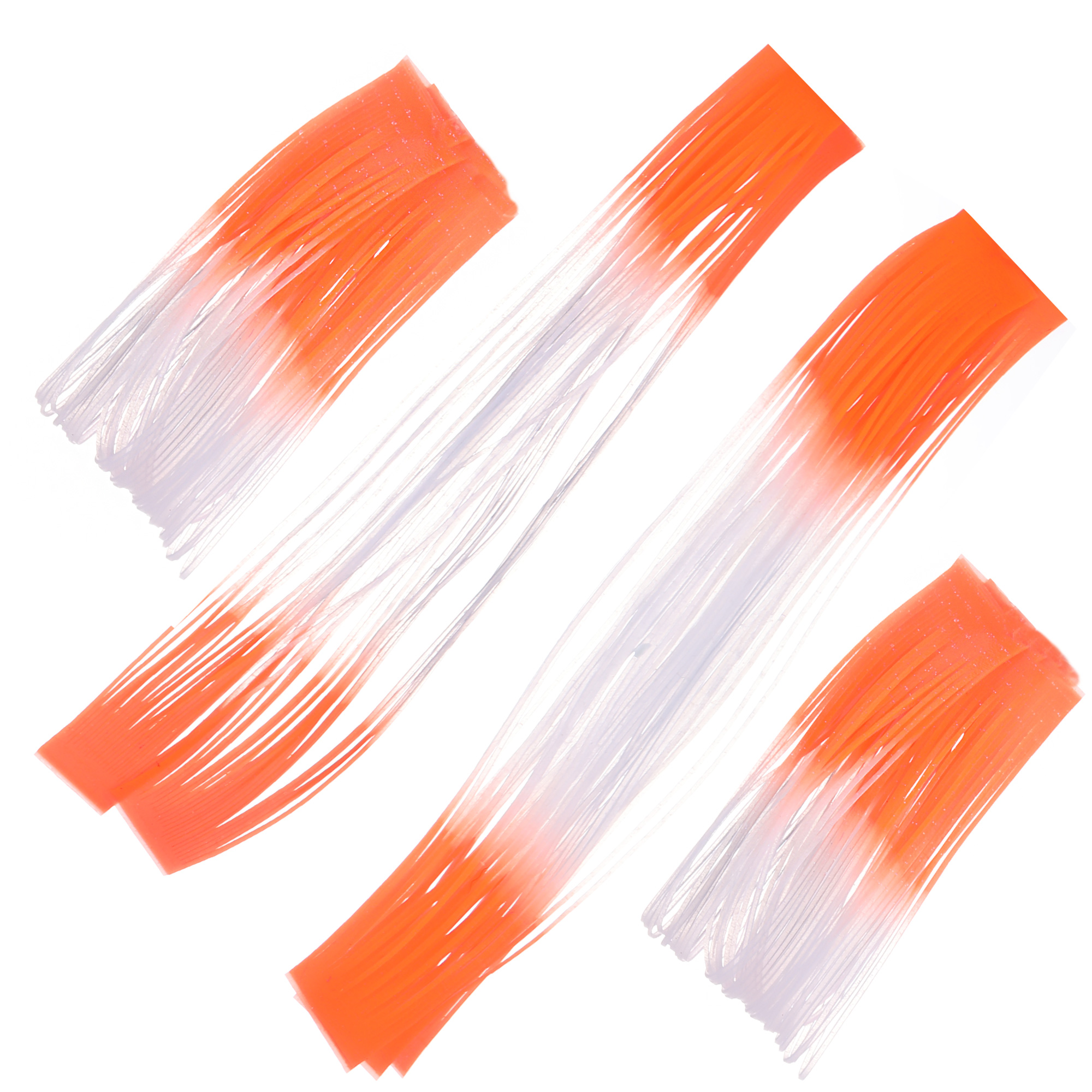 Enrico Puglisi SILI LEGS - NYMPH - CLEAR / FIRE ORANGE