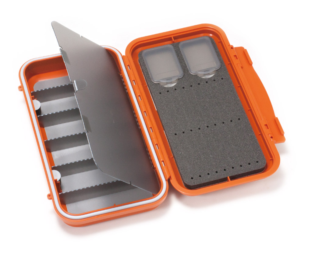 C&F Design CF-3406H wasserdichte Fliegenbox für Tubenfliegen burnt orange