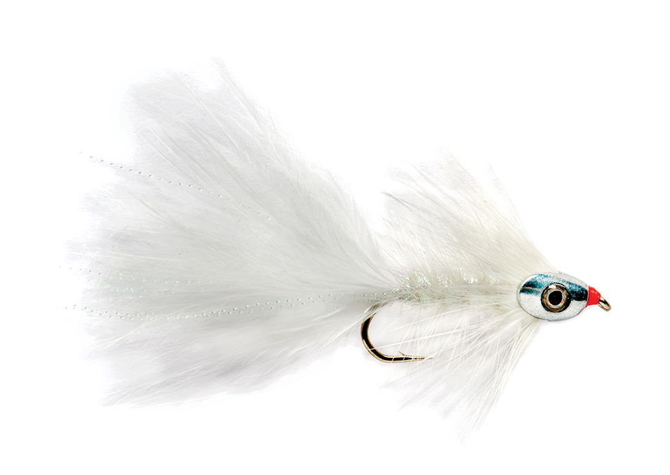 Fulling Mill Streamer - Wooly Bugger weiß