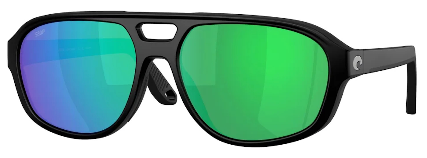 Costa Kids Polarisationsbrille Street Heat  Matte Black Green Mirror 580P