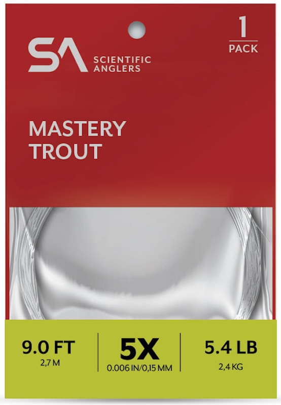 Scientific Anglers Mastery Trout Tapered Leader 9 ft Vorfach