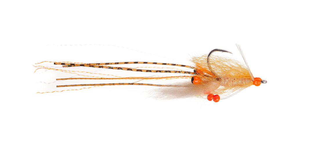 h2o_rolling_bead_spawning_shrimp_orange_1 Fishient H2O Salzwasserfliege - Rolling Bead Spawning Shrimp orange