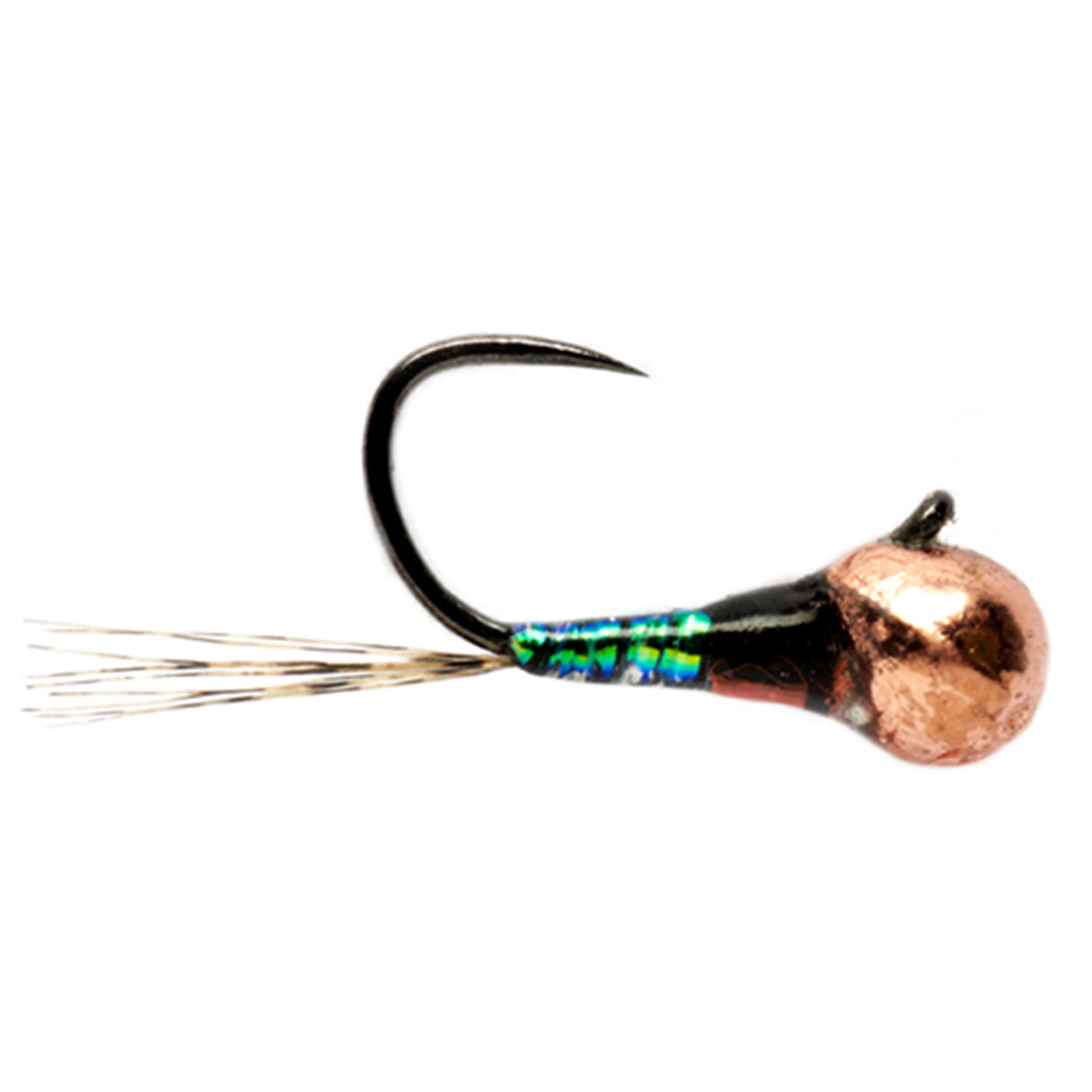 Fulling Mill Nymphe - Croston's FMJ Micro Perdigon Olive Widow Barbless