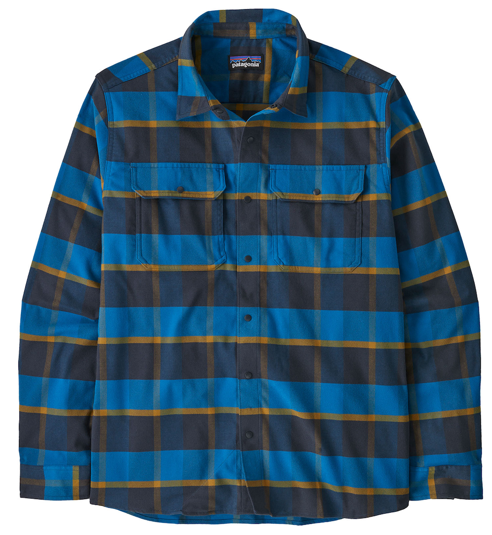 P-28986_Patagonia_Canyonite_Flannel_Shirt_CLEE_ Cliff's Edge: Endless Blue (CLEE)