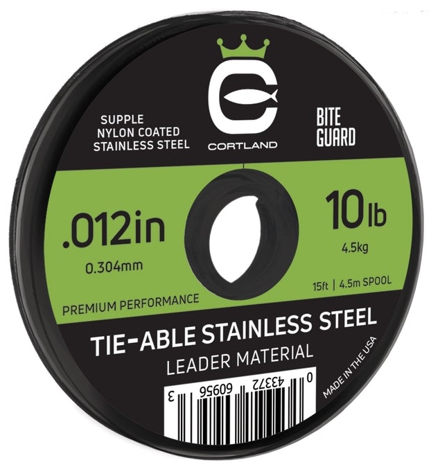 Cortland Tie-Able Stainless Steel Leader Material Green 15 ft Stahlvorfach