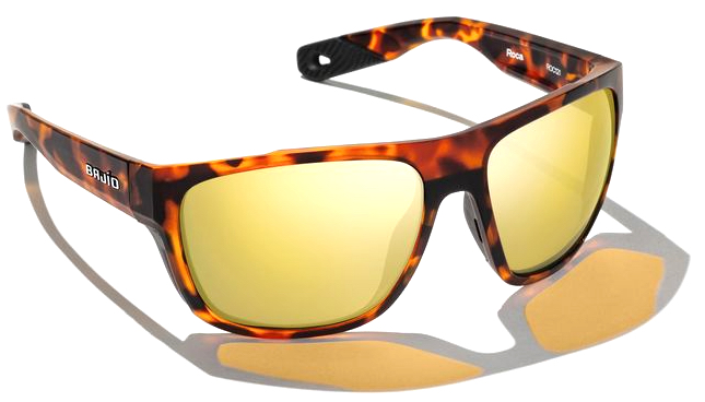Bajio Polarisationsbrille Las Rocas - Brown Tort Matte (Yellow Mirror Glass)