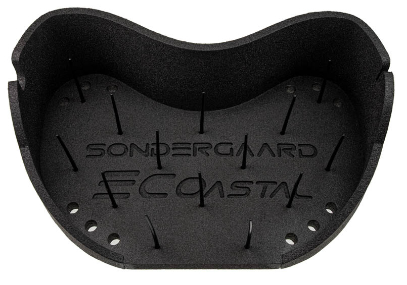 Sondergaard Schnurkorb Coastal Stripping Basket black
