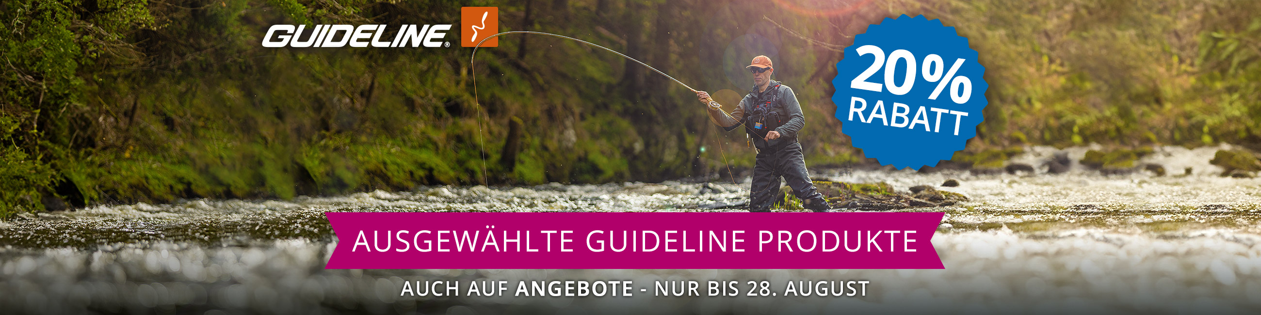 20% auf ausgewähltes von Guideline bis 28.8.