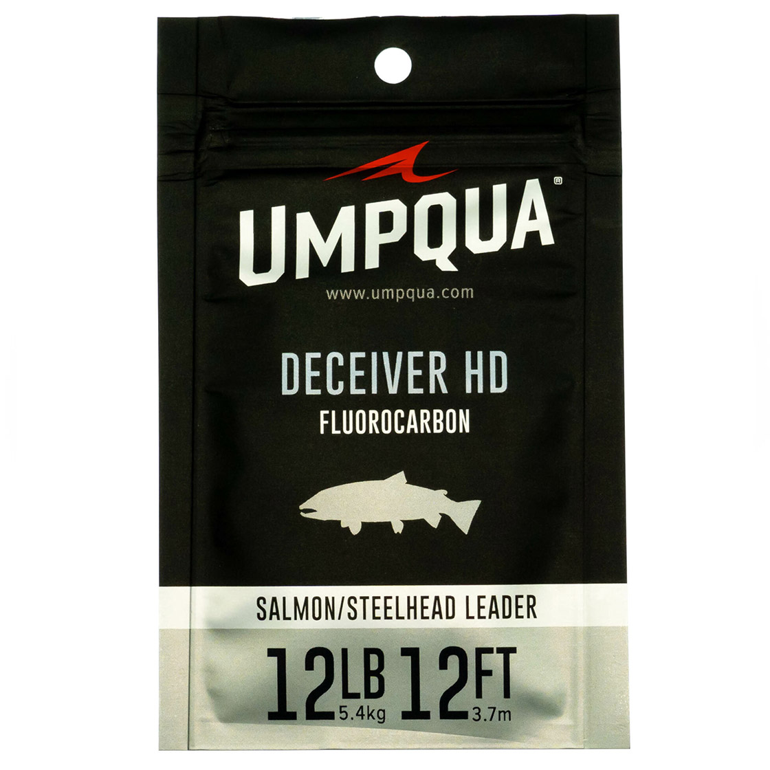Umpqua Deceiver HD Salmon & Steelhead Fluorocarbon Leader 12ft Vorfach