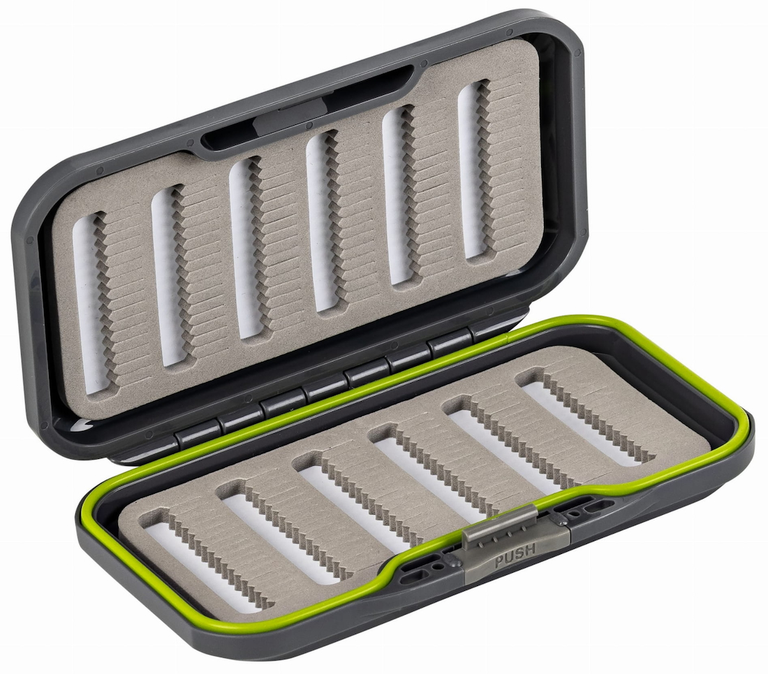 Traper Dryfly Push Open Double Side Box 158 x 86 x 26mm Fliegendose für Trockenfliegen