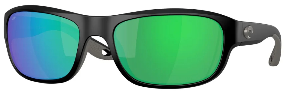 Costa Polarisationsbrille Clipperton Matte Black (Green Mirror 580P)