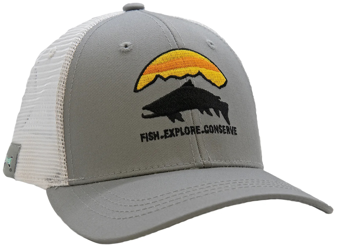 P-26232_RepYourWater_Low_Pro_Backcountry_Trout_Kappe_ RepYourWater Backcountry Trout Low Pro Hat Cap Kappe