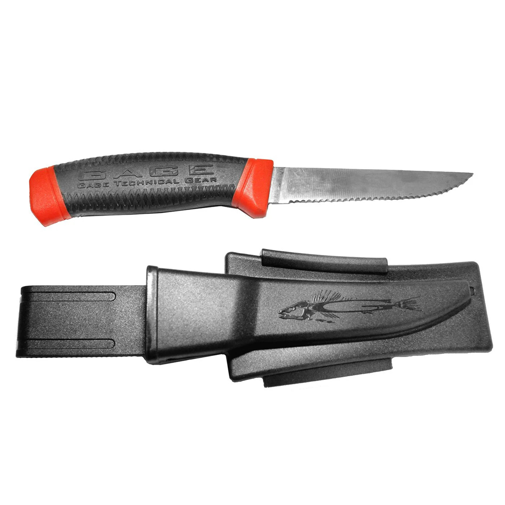 Grundéns Technical Deck Knife with sheath Messer black
