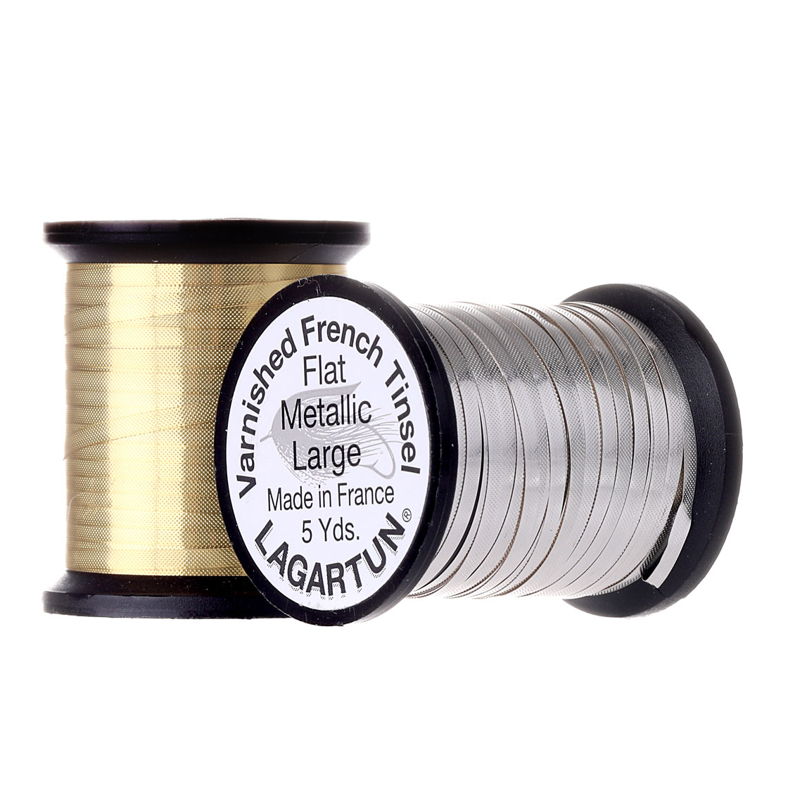 Lagartun Metal Flat Satin Embossed Tinsel Large