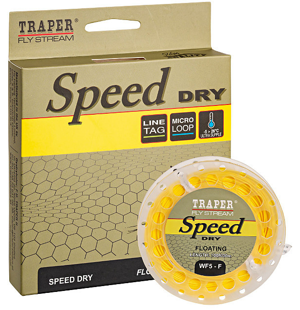 Traper Speed Dryfly WF Floating Fliegenschnur Yellow