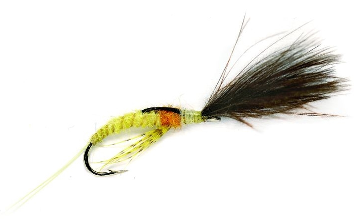 Fulling Mill Yellow Mayfly CDC Emerger #12 Maifliege
