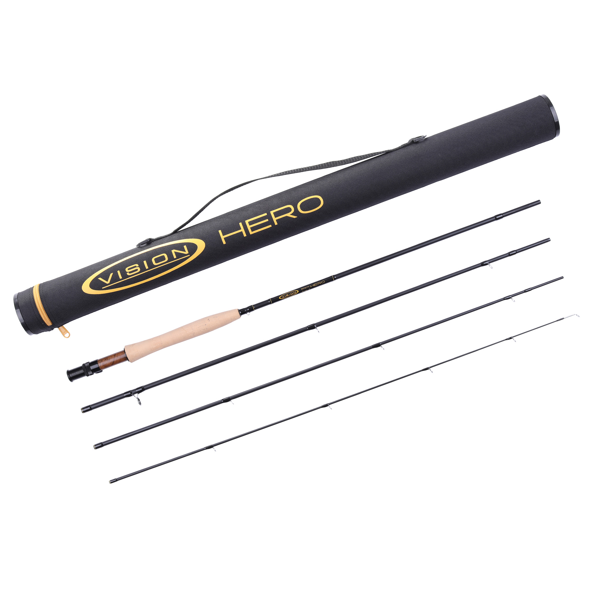 Vision Black Hero River special Edition Fliegenrute # 5 - 9 ft
