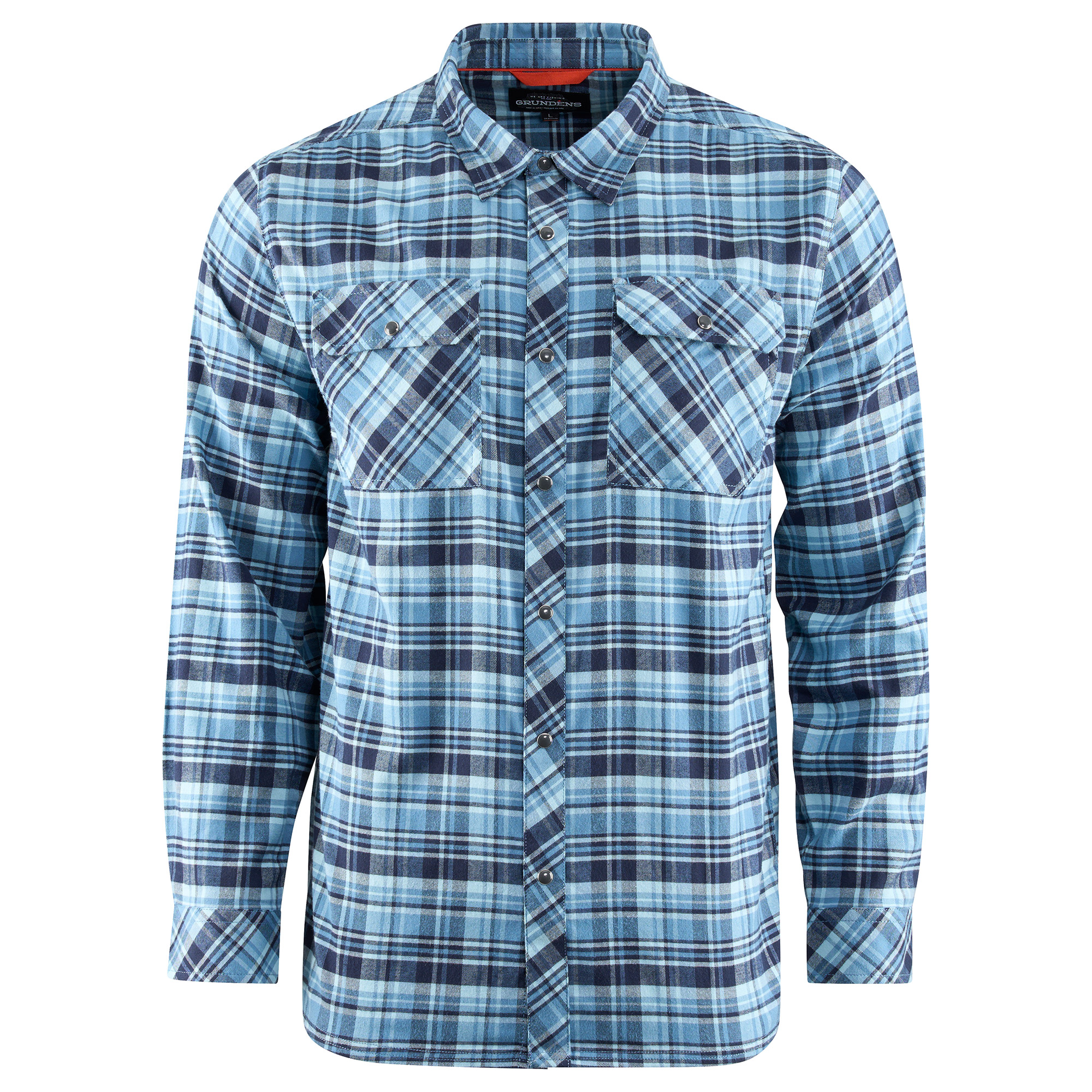 Grundéns Dungeness Seawool Flannel Shirt - Commercial Grade - Captains's Blue Grundéns Dungeness Seawool Flannel Shirt - Commercial Grade - Captains's Blue
