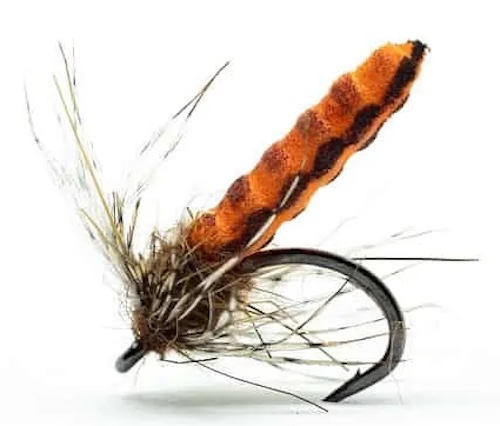 Superflies Trockenfliege Waffle Pupa Orange