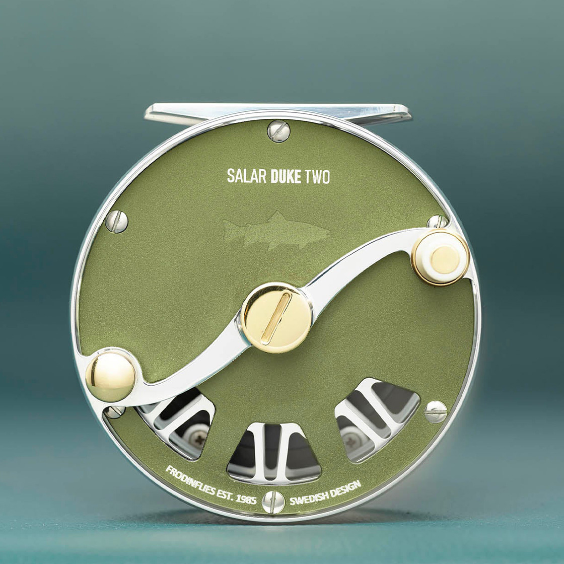 Frodin_Salar_Duke_Reel_Fliegenrolle_matte_hunter_green_2