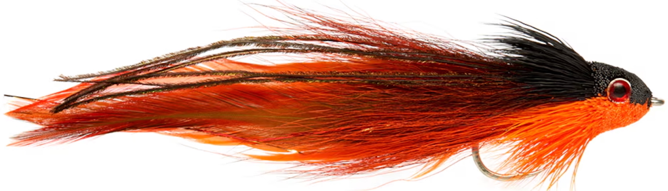 Fulling Mill Salzwasserfliege - Andino Deceiver - orange schwarz