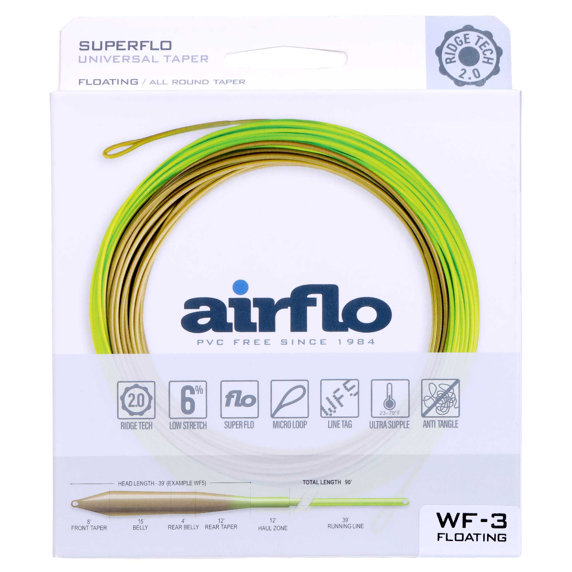 Airflo Freshwater Superflo Ridge 2.0 WF Universal Taper Fliegenschnur