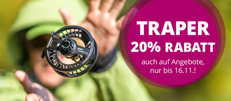 20% auf TRAPER bis 16.11.