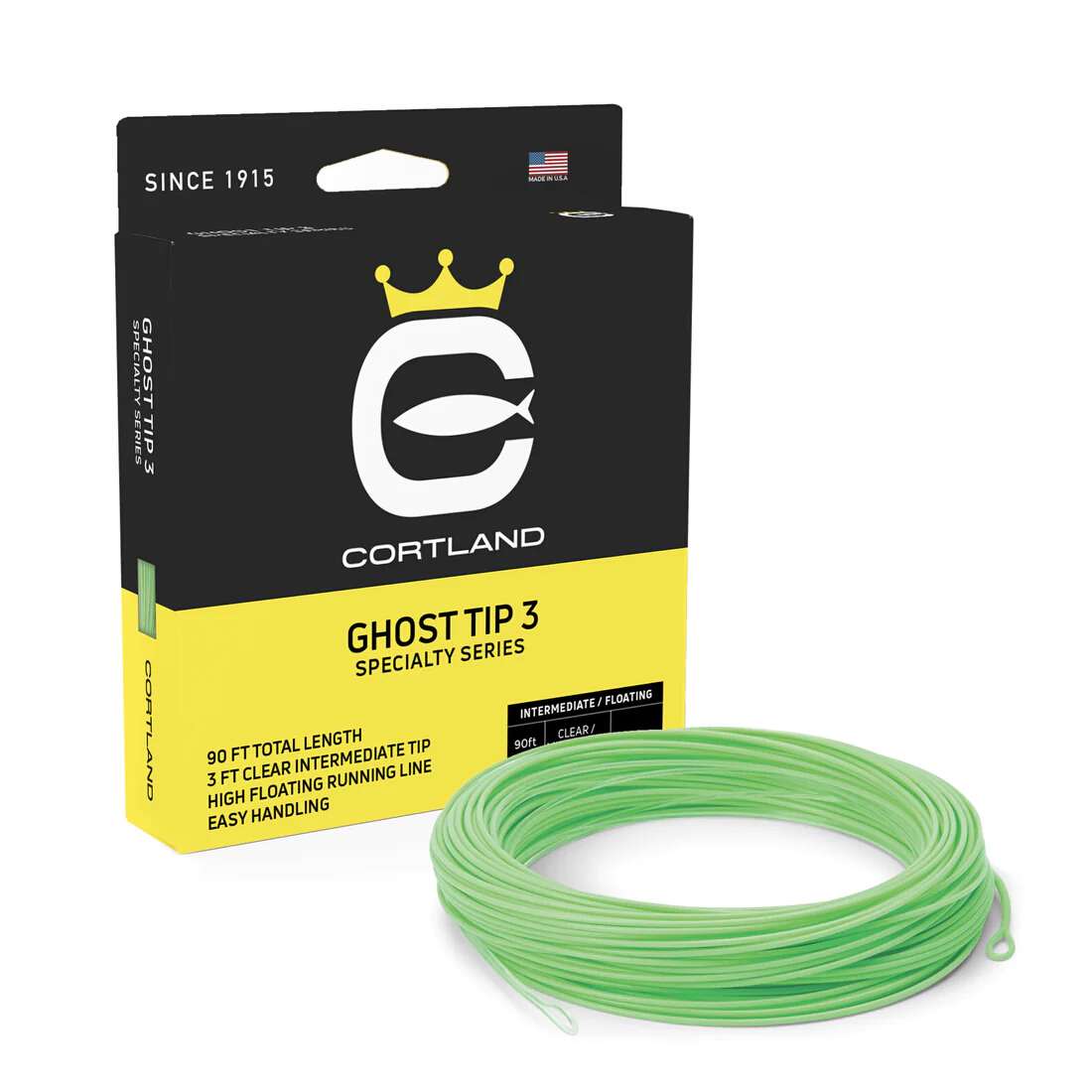 Cortland Ghost Tip 3' Fliegenschnur