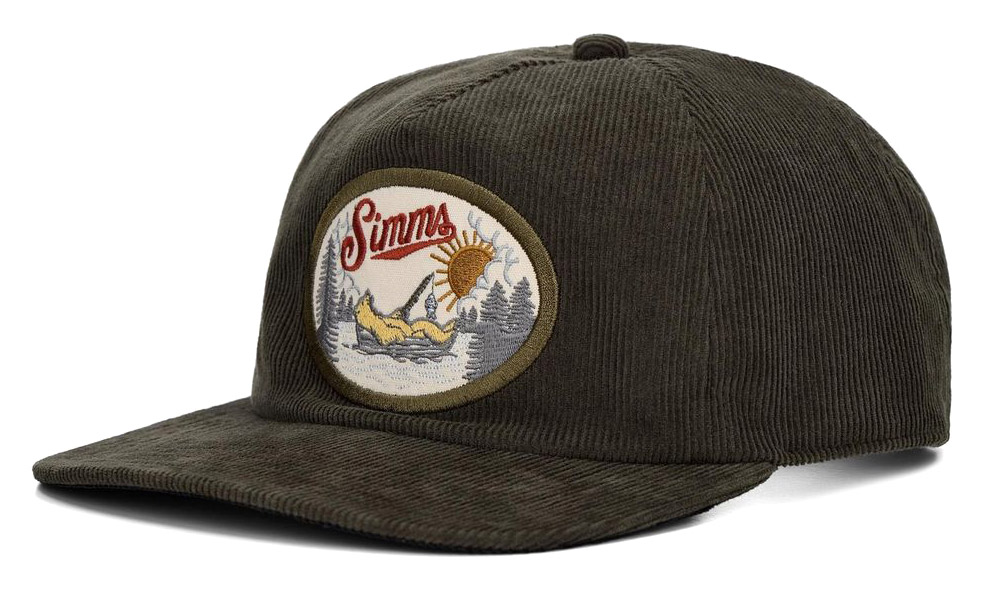 Simms Hat Double Haul Corduroy Cap Loden Simms Hat Double Haul Corduroy Cap Loden