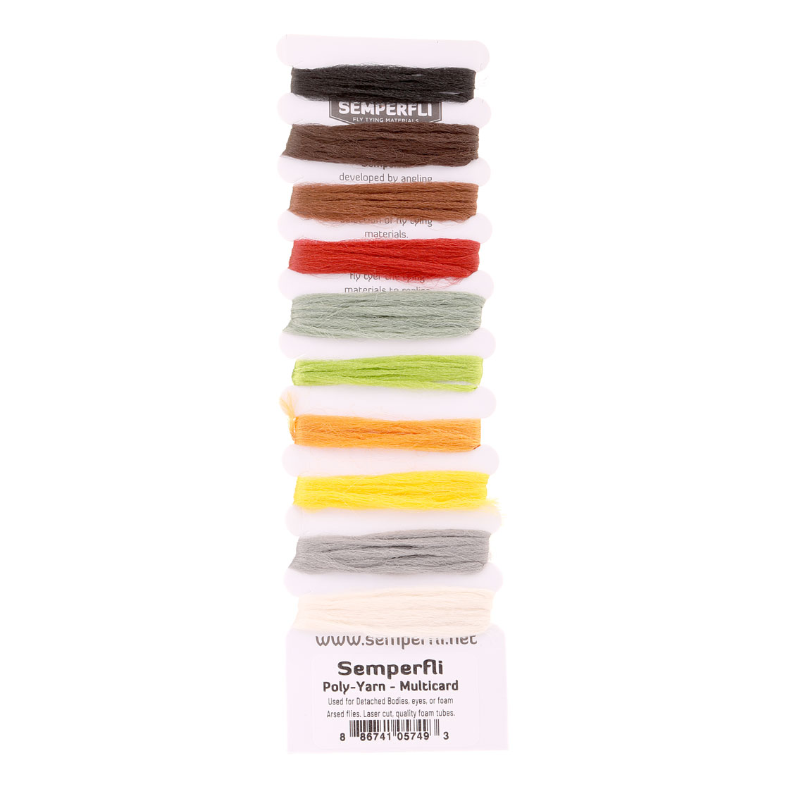 Semperfli Poly Yarn Multicard