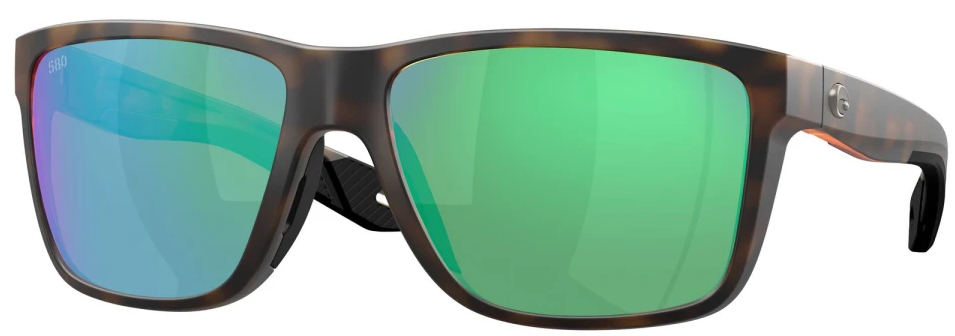 Costa Polarisationsbrille Broadbill II Matte Tortoise (Green Mirror 580G)